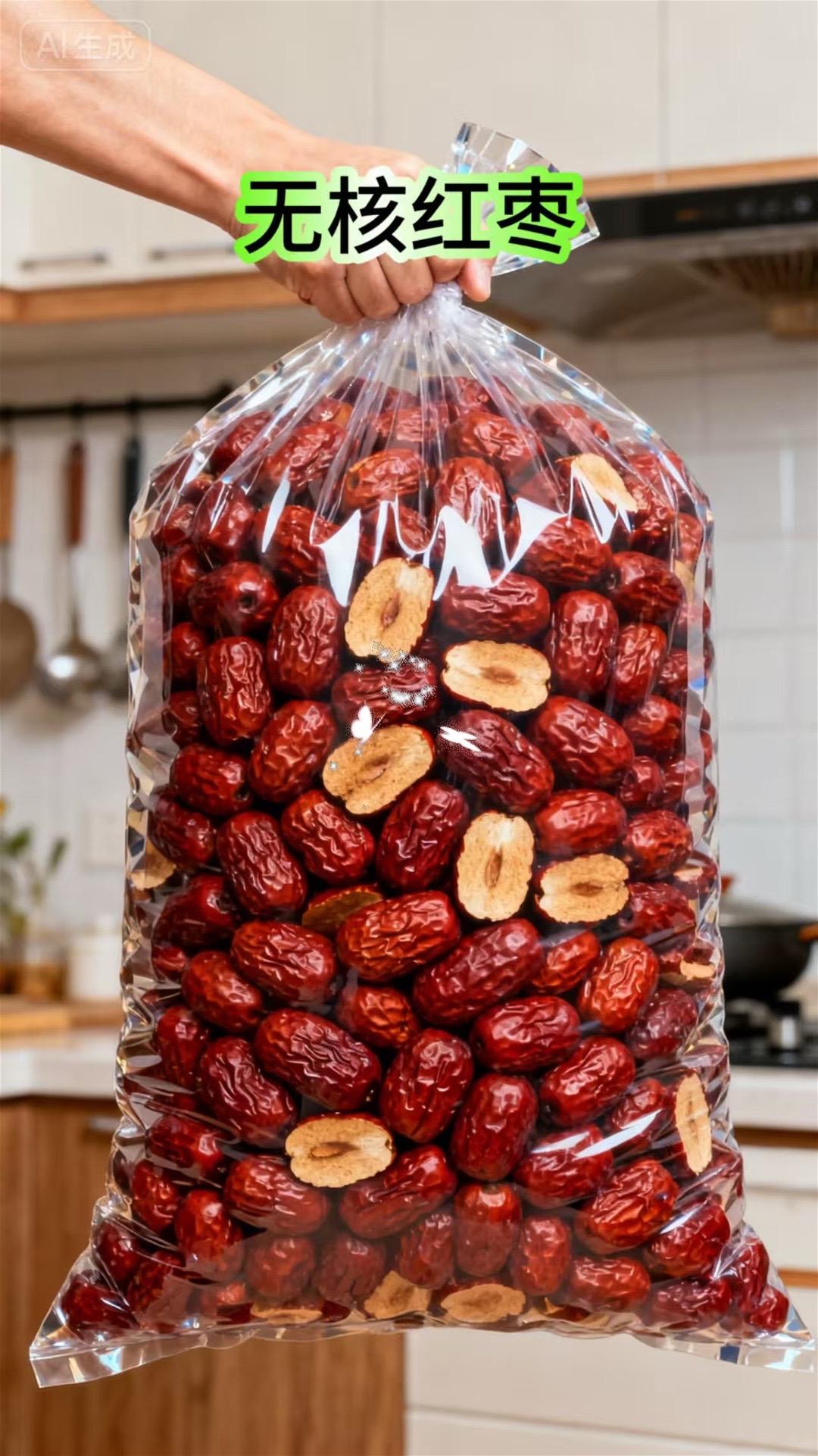 新疆空心无籽红枣,真的来福利了,足有2斤。🤓【新疆空心无籽红枣:甜蜜的宝藏】🤓 宝子们,一定要尝尝新疆空心无籽红枣,营养健康满满。 原产地:无核红枣产自新疆,得天独厚的环境让它品质超棒,颗颗红枣都是空心无籽的,吃起来方便又畅快🤣。 💞枣子的果肉厚实,口感香甜软糯,满满的都是自然的甜蜜。无论是当零食直接吃,还是用来泡茶、煮粥、做糕点,都非常合适。🙆🥰 #新疆空心无籽红枣 #优质农产品 #好吃不贵经济实惠 #好物推荐🔥 @Dou+🔥上热门🔥