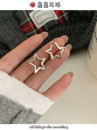 戴出门被问爆的星星耳圈,简约又百搭#耳环#耳钉#耳钉耳环 #耳饰搭配 #是时候安排一下了