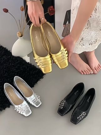 春秋百搭平底单鞋,晚晚鞋#晚晚鞋#百搭单鞋#春秋单鞋