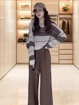 #女款穿搭#休闲时尚套装