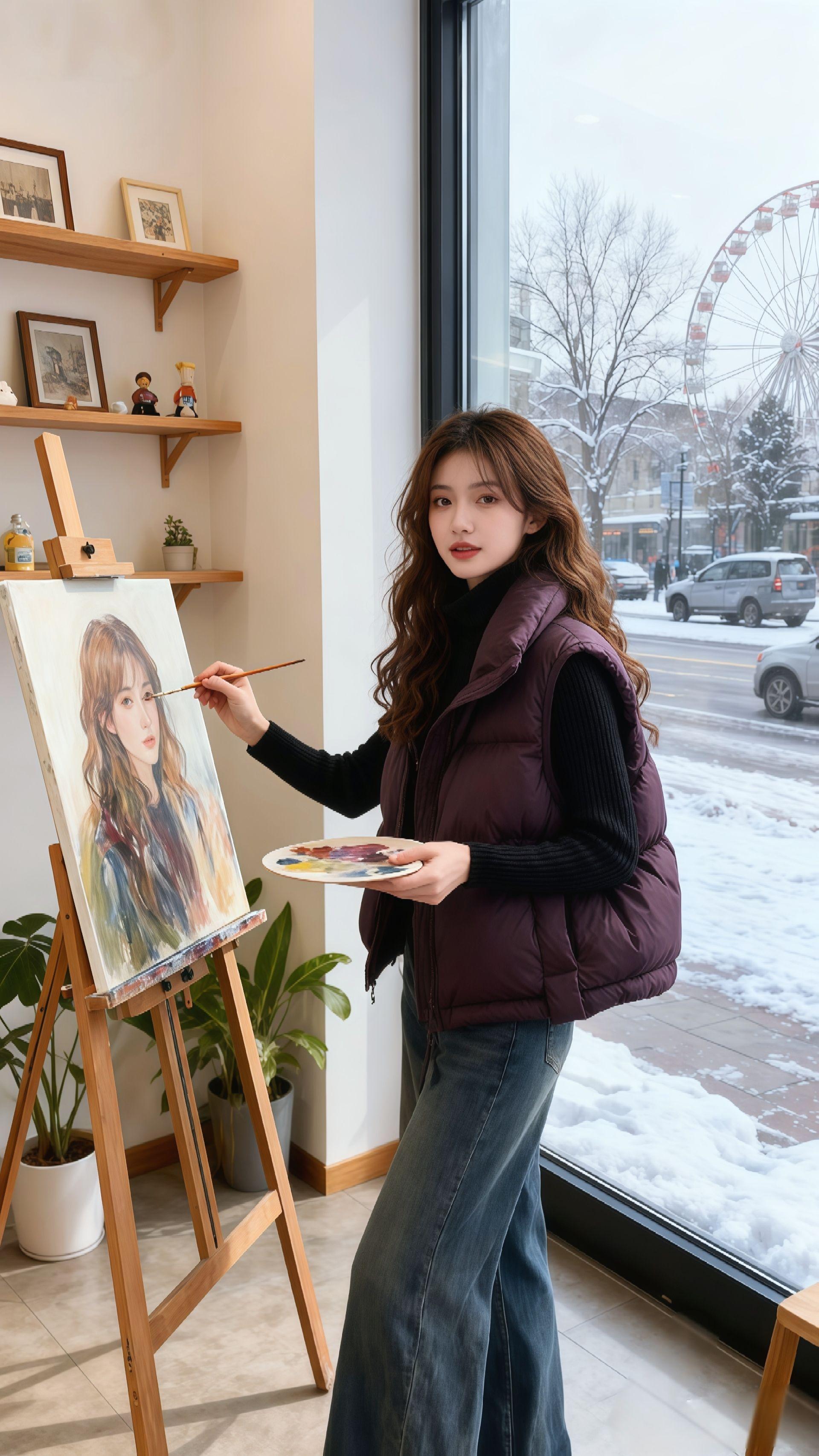 #冬季搭配 #高级穿搭 #马甲#宽松版型 #保暖穿搭