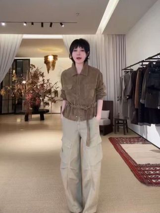KOKOWANG流光风复古大口袋工装休闲裤#高级感推荐#高级感#强烈推荐#今日穿搭#时尚女装