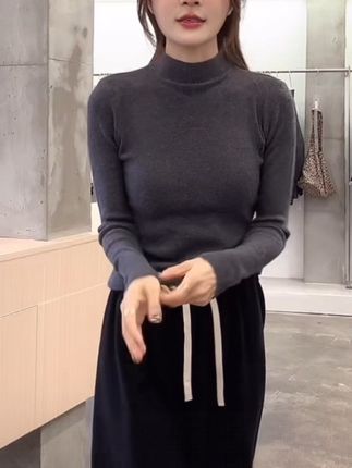 #时尚针织衫#内搭外穿都好看 #减龄气质 #每天穿搭分享