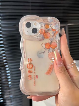 柿柿如意手机壳!!好可爱~ #分不清在炫耀iPhone17还是手机壳 #可爱手机外壳 #少女心好物 #潮牌手机壳 #iPhone17