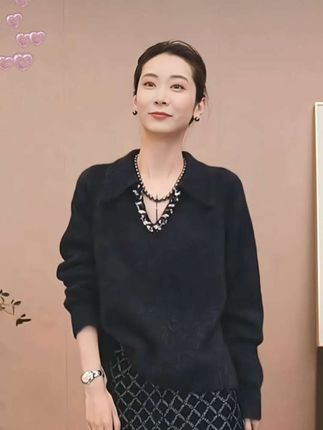 #马海毛 #针织衫 #时尚 #尚休闲#百搭显瘦