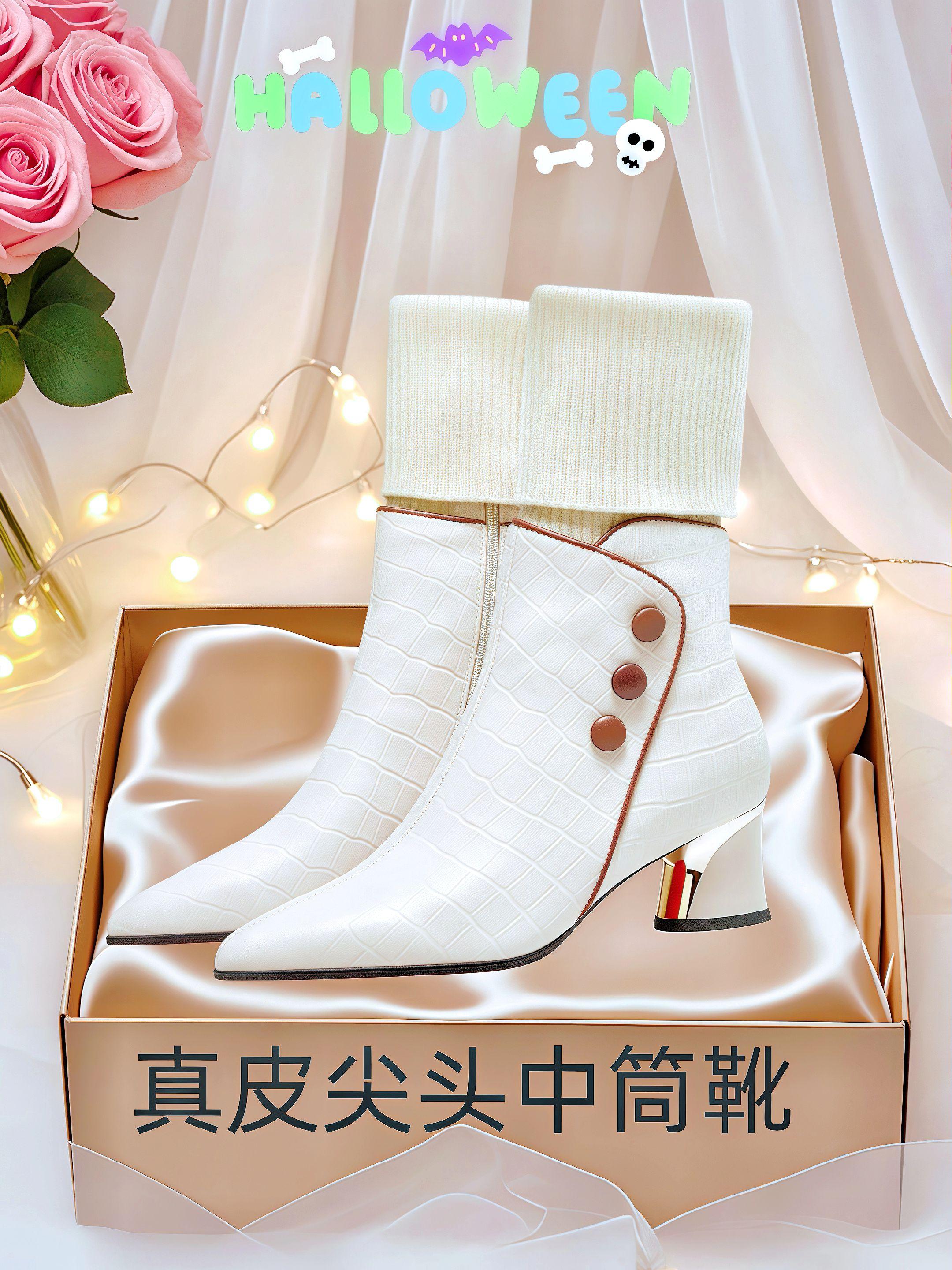 大码脚秋冬救星!这双真皮尖头靴闭眼入!大码宽脚姐妹终于不用在鞋海捞针了!2024秋冬新款真皮中筒靴,简直是为我们量身定做的✨   尖头设计太懂显腿长了,视觉拉长脚线,搭大衣、短裙都秒变“长腿精”。头层牛皮摸起来细腻有光泽,质感绝了。中跟高度超友好,通勤暴走都不累脚,后拉链穿脱超方便。   加绒内里暖乎乎的,北方秋冬也能hold住。关键是大码版型超贴合,不挤脚不磨跟。秋冬穿搭的氛围感和舒适度,全靠这双战靴撑住#2025秋冬#真皮尖头靴#中筒靴#好鞋推荐