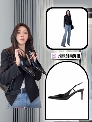 充满高级感与女人味的一双鞋子,尖头造型利落精致,细跟增添优雅女人味,后空设计又带点小性感,很适合打造干练又不失时尚的穿搭风格。#高跟鞋#尖头高跟鞋 #高跟鞋分享 #细跟高跟鞋 #通勤风穿搭