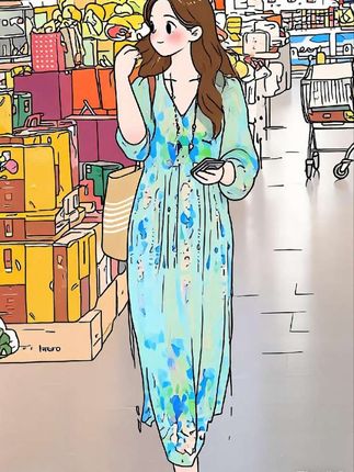 气质碎花连衣裙 #优雅气质 #碎花连衣裙 #出游穿搭 #超仙连衣裙 #新款连衣裙