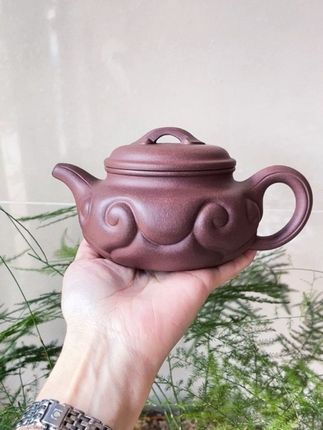 底槽青 仿古如意 石磨料 糯糯的感觉 太美了#茶器之美 #紫砂茶壶 #紫砂艺术 #高端茶器 #黄龙山原矿