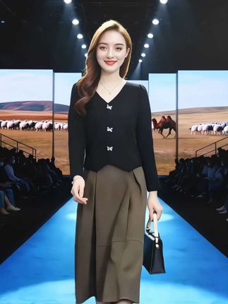 套装裙 #春秋新款 #高级感穿搭 #减龄显瘦穿搭 #穿出自信穿出美丽 #每日搭配分享