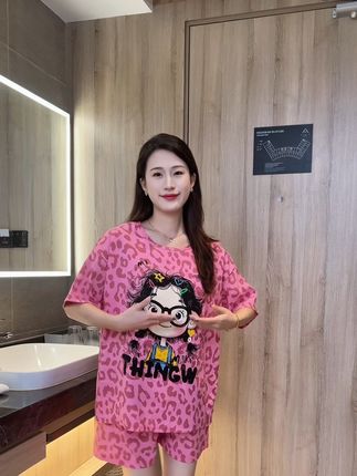 #睡衣#自带胸垫睡衣#家居服#宽松版型#可以外穿的家居服