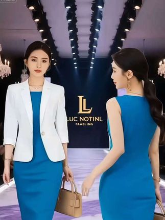 白色西装内搭连衣裙女2025秋季新款职业小个子高级感气质西服 #优雅气质# 早秋不费力显身材上衣评价合集#早秋贵气感穿搭#早秋穿搭三分钟,出门不是梦。