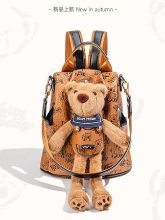 NOISY TEDDY2025新款嘻闹泰迪熊时尚百搭双肩包儿童学生旅行背包#潮搭 #百搭包包 #不潮不出街 #我又心动了 #这也太好看了