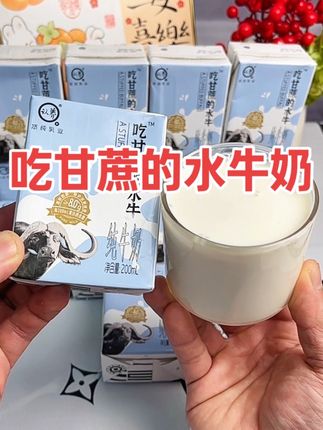 这哪里是喝牛奶,分明是在吃融化的冰淇淋,就是这款#认养吃甘蔗的水牛奶 真的好喝到跺脚,#牛奶 #好喝不贵 #仙女都在喝什么 #水牛奶