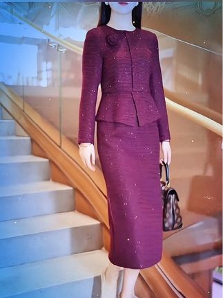 #喜妈妈喜婆婆礼服 #简约大气#精致优雅#面料柔软舒适#美美哒