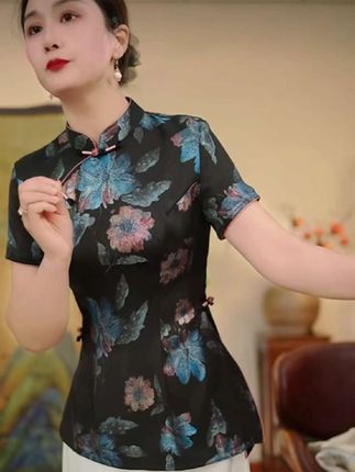 旗袍小上衣,时尚女装