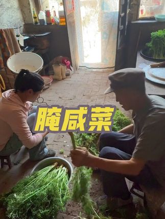 把爷爷八十多年经验的咸菜制作秘方分享给大家。#芥菜英子炖豆腐 #芥菜英咸菜 #农村生活日常#乡村烟火气 #三农