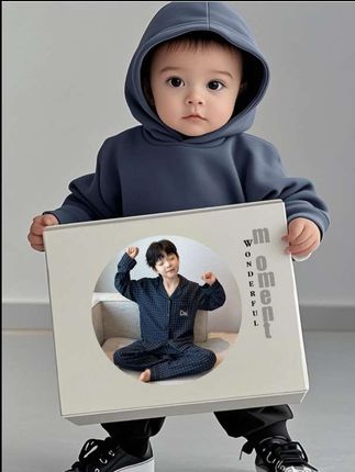 男童条纹睡衣套装秋冬款2025新款儿童冬季家居服韩版宽松男孩保暖#童装 #家居服 #男童睡衣家居服