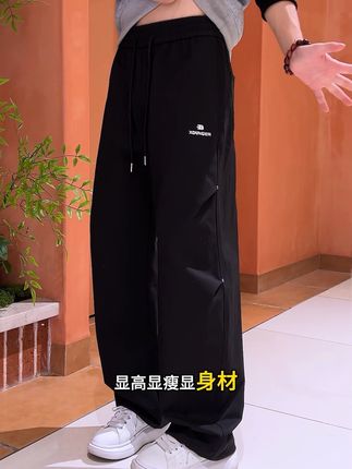 秋季青少年立体裁剪工装直筒卫裤 #青少年装 #卫裤 #运动裤 #工装裤 #直筒裤