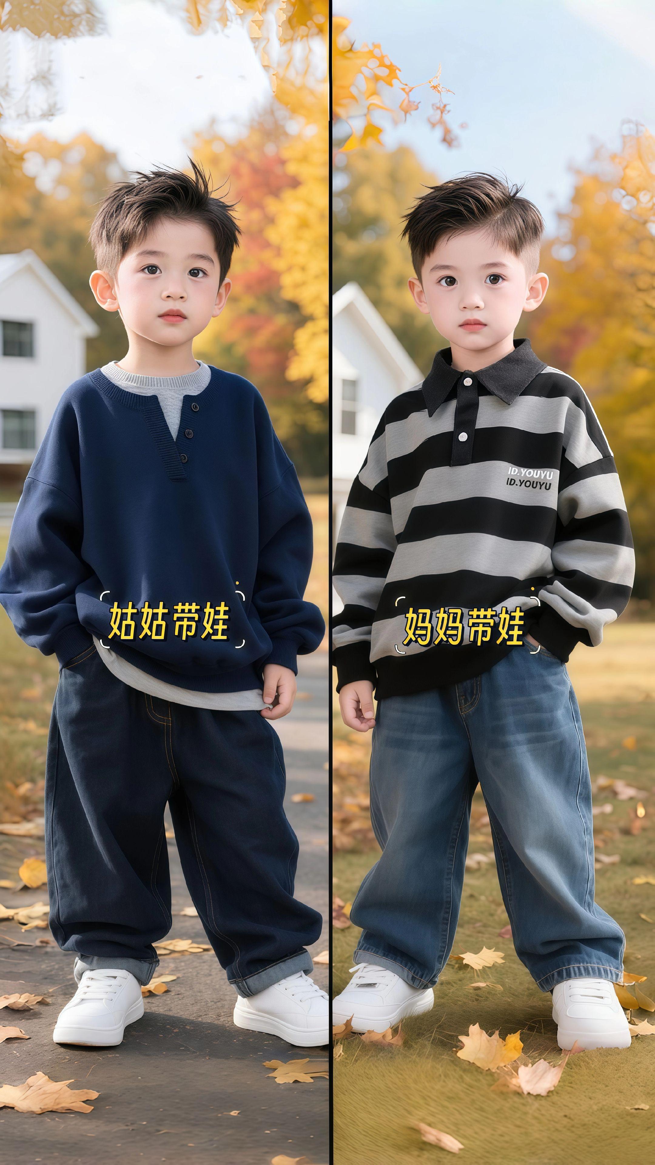 #骗你生儿子 #阳光帅气 #上热搜 #儿童穿搭 #韩范童装男童