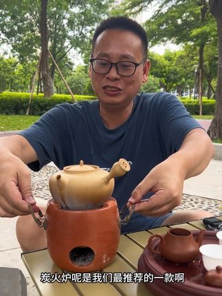 户外潮州工夫茶 #茶生活 #潮汕人