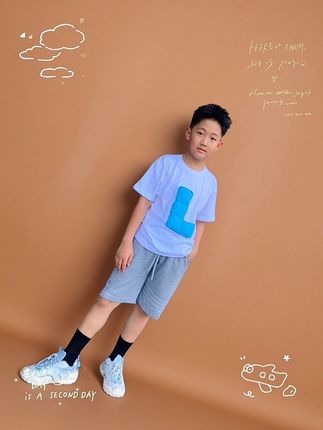 #男童穿搭 #潮童必备 #上热搜 #阳光帅气 原创立体方块T恤@DOU+上热门