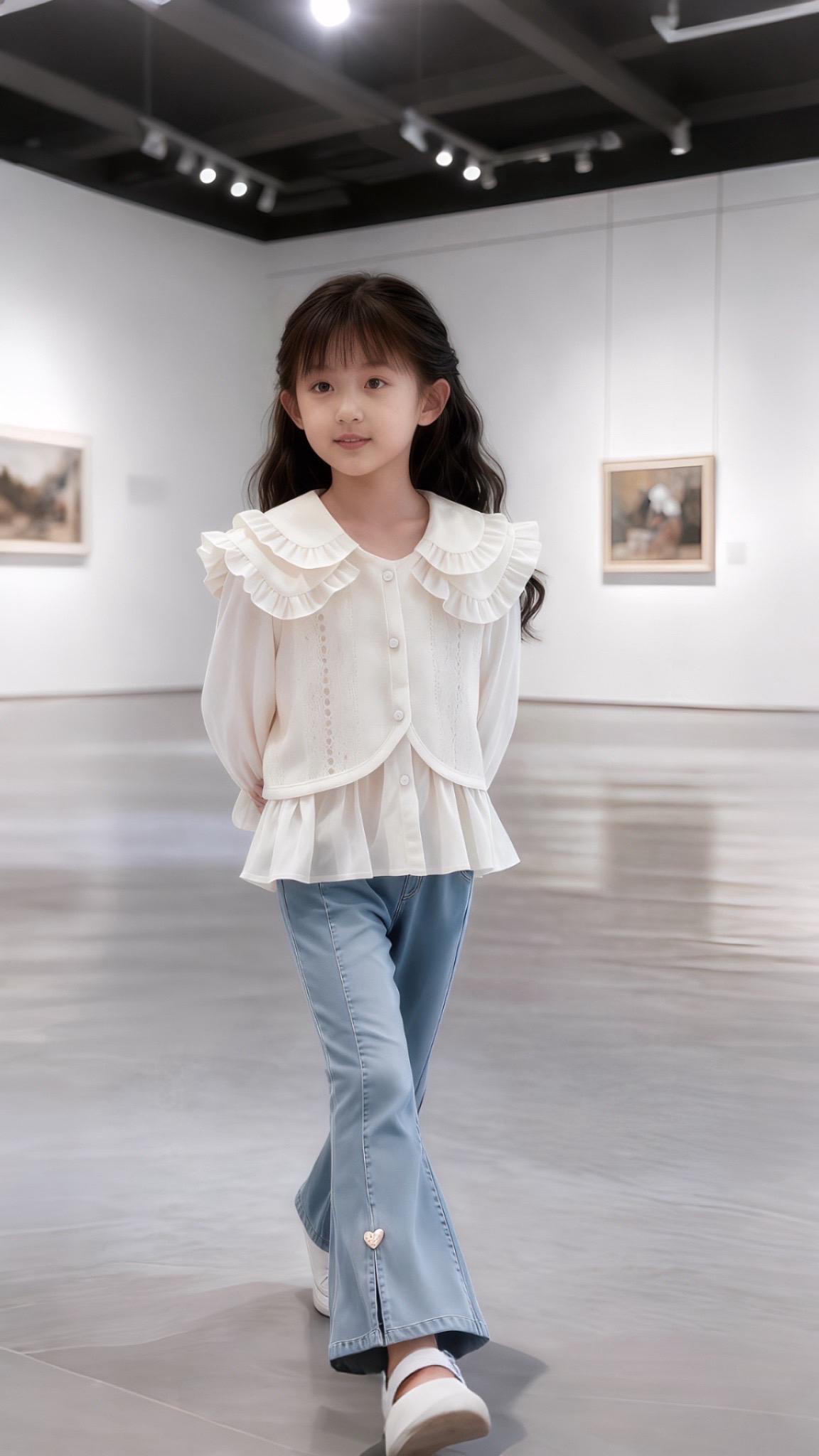 #AI扩图 看着你扎着高马尾冲我笑,突然懂了——我的小姑娘,已经有了自己的小世界。 会惦记着给同桌带颗糖,会对着错题皱眉头又重新动笔,会说“妈妈你看我这件新衣服好看吗”——这些细碎的瞬间,比什么都甜。 慢慢长,我们一直都在。 #女童成长记 #家有小棉袄 #女童穿搭 #记录女儿瞬间