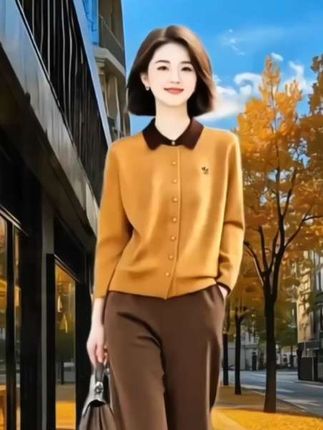 #秋季穿搭 #套装 #面料柔软舒适 #洋气减龄 #谁穿谁好看