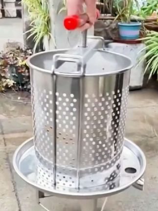 全不锈钢网眼压蜜机榨蜡机榨汁机土蜂蜜取蜜过滤牧蜂者榨蜡取蜜机#五金工具#实用性强#高性能实用工具
