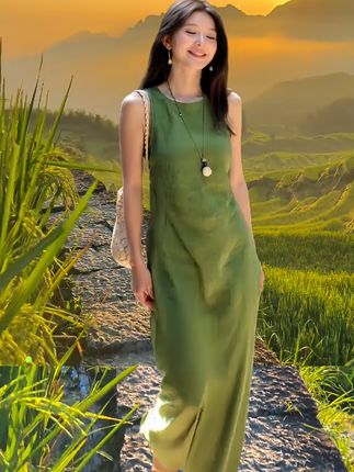 #出游穿搭 #轻奢女装 #夏装新款 #度假穿搭 #连衣裙