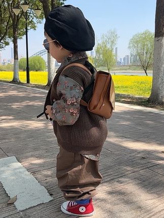 姨姨们,我的今日OOTD#呆萌可爱 #萌娃穿搭分享 #萌娃穿搭秋季新款 #敲可爱