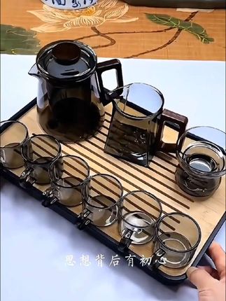 #家用茶具泡茶专用茶杯透明耐热,高档简约茶具器具茶具茶壶茶具#茶具套装#泡茶壶#泡茶杯#高档茶具