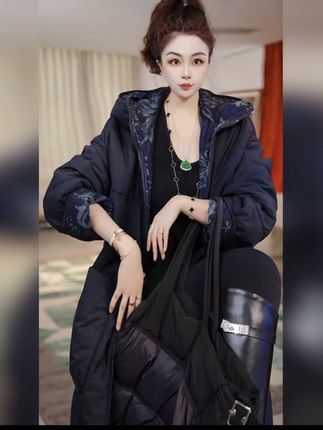 A【Linda姐高端线】冬季时尚休闲气质双面穿棉服外套AF5WMF0290#棉服 #外套#风衣 #冲锋衣 #羽绒服
