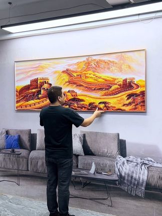 视频同款客厅装饰画推荐#装饰画 #挂画 #家居挂画 #客厅挂画 #沙发背景墙装饰画