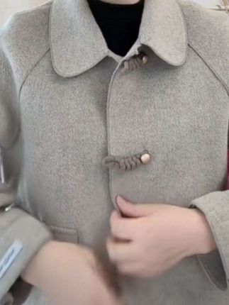2025春装新款毛呢外套女短款小西装上衣小个子短款薄款洋气女装#毛呢外套 #秋季穿搭 #短款外套 #每日穿搭 #好物分享