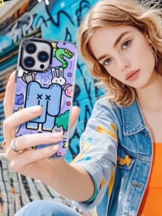 正品BK【涂鸦大象】适用苹果iPhone16promax/13手机壳防摔#正品保证 #BK #涂鸦 #大象 #苹果16promax手机壳