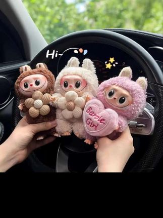 #玩偶 #拉布布 #也太可爱了吧 #车载摆件 #毛绒公仔 @巨量千川 车载怀挡装饰档把摆件2025新款汽车雨刮器转向灯公仔可爱卡通