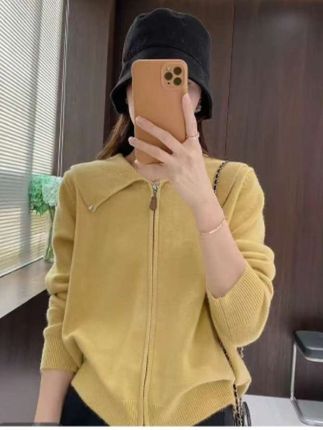 【大码】针织开衫秋季翻领休闲拉链毛衣外套1348#面料柔软透气舒适#时尚单品#洋气减龄#时尚百搭