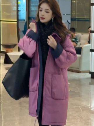 #双面穿棉服 #连帽棉服 #保暖又好看 #秋冬穿搭分享