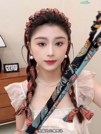 #发饰 #发箍 #头饰 #发夹 #发箍这样戴好美