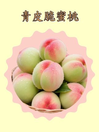 妈耶,我还是第一次吃到这种脆蜜青桃,真的巨好吃!#优质农产品 #脆蜜桃 #脆甜多汁 #应季水果