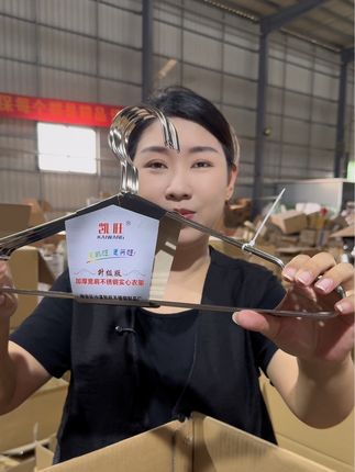 居家必备加厚#不锈钢衣架
