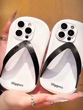 奥菲顿白底Slippers适用于iPhone15/16promax拖鞋手机壳14苹果13/12#上热门 #数码科技 #也太可爱了吧 #手机壳 #好物推荐🔥