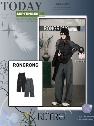 溶溶【镰刀裤】RONGRONG 绵羊毛混纺裁剪通勤风弯刀西裤 #西裤#百搭裤子 #裤子#洋气减龄 #早秋穿搭