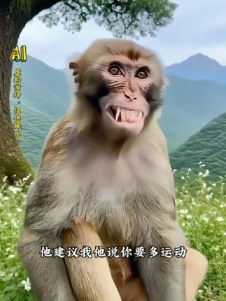 #猴子 #幽默搞笑 #对口型飙演技
