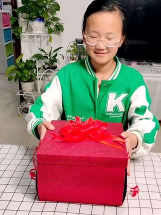 网红抽钱爆炸盒子,情人节儿童节生日送女友老公男友爸妈闺蜜儿童惊喜生日礼物盒子空盒#生日礼物盒子#仪式感不能少 #生日礼物 #生日仪式感 #手工制作