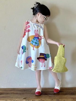 #生女儿就要这样穿 #女童夏季连衣裙 #女童背心裙 #女童连衣裙 #女童连衣裙夏季