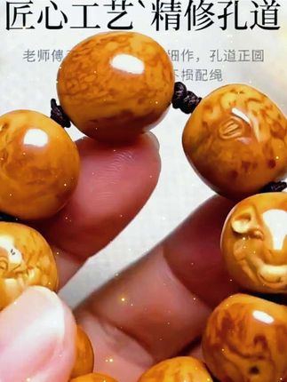 【十二生肖】2025新款溏心老料菩提双圈手串本命生肖文玩菩提根#烦恼随风飘走 #人生巅峰要来了 #嫩叶新生 #古风热血