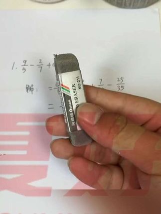 短视频带磨砂橡皮擦钢笔擦#橡皮两用可擦中性笔#学习用品 #文具