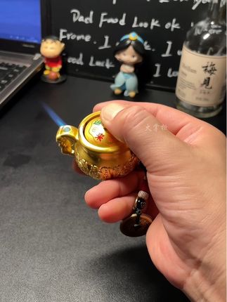 聚宝盆可旋转把玩打火机#聚宝盆打火机